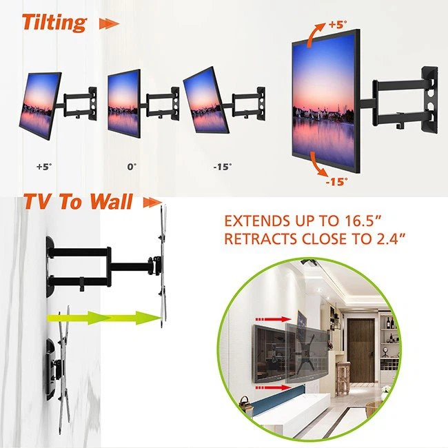 180 Degree Swivel TV Mount