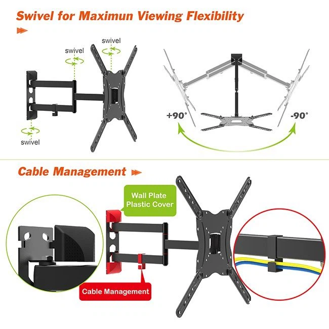 180 Degree Swivel TV Mount