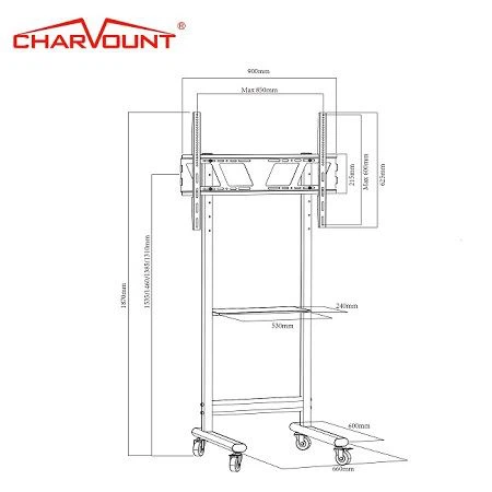 floor standing tv bracket (2)