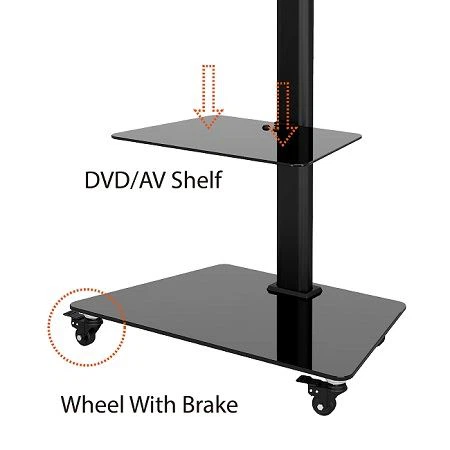 tv trolley on wheels-5