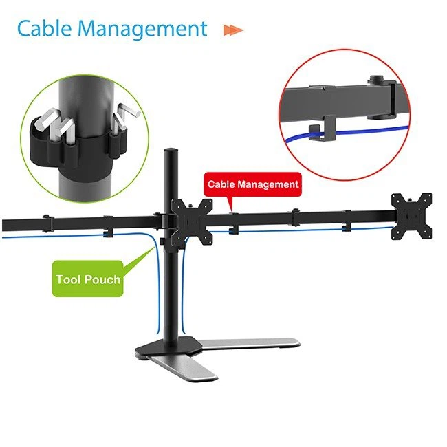 3 Monitor Desk Stand