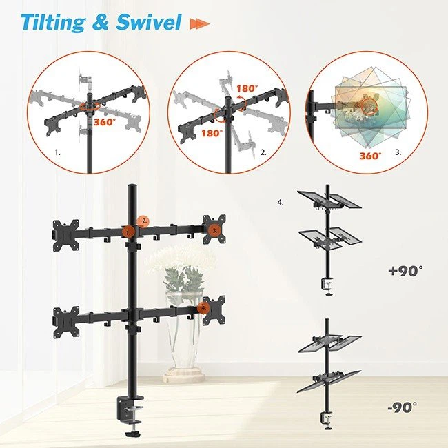 4 Monitor Vesa Mount