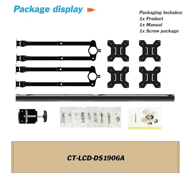 4 Monitor Vesa Mount