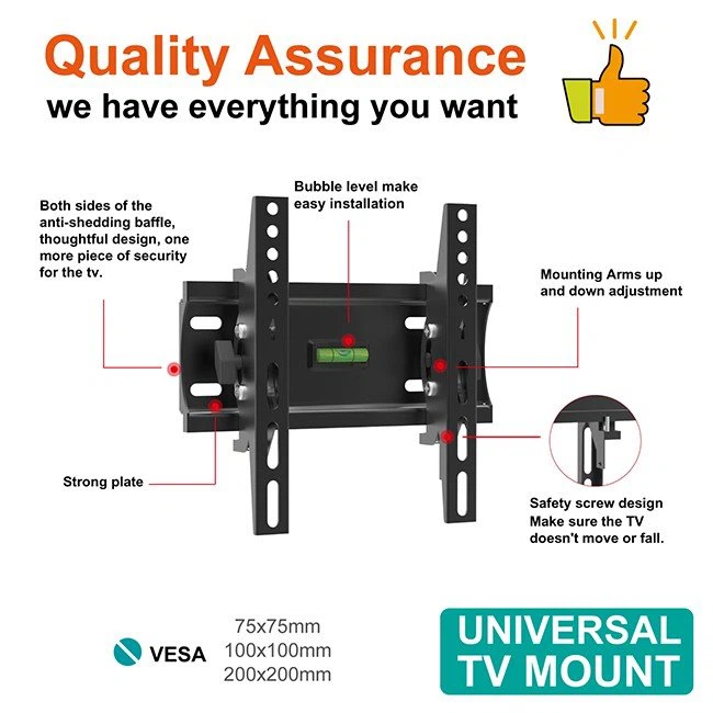 42 Inch Tilt TV Mount