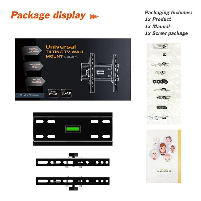 42 Inch Tilt TV Mount