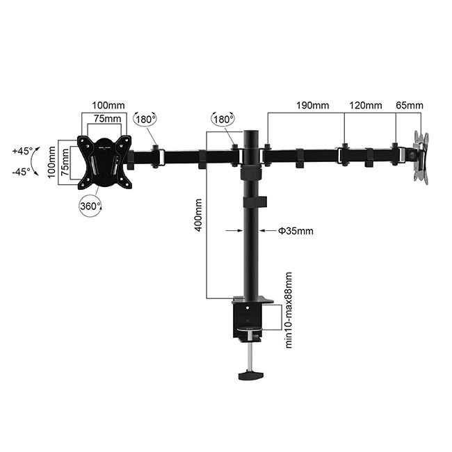 Desk Clamp Monitor Mount