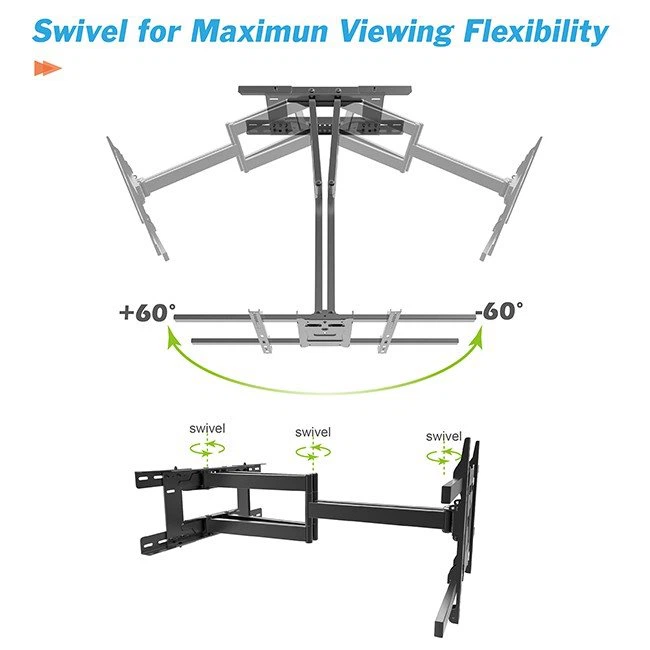 Extra Long Arm TV Wall Mount