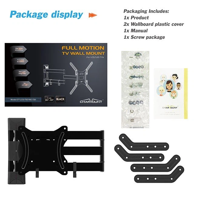 Full Motion TV Bracket 55 Inch