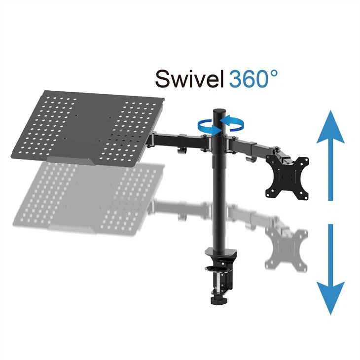 Monitor Arm With Laptop Stand