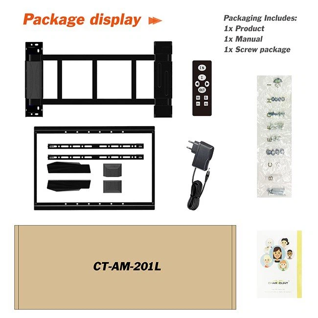 Motorized Articulating TV Mount