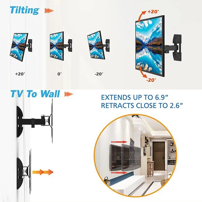 Single Arm TV Wall Mount