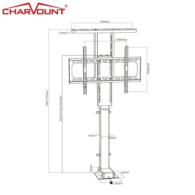 Techorbits Motorized Tv Mount