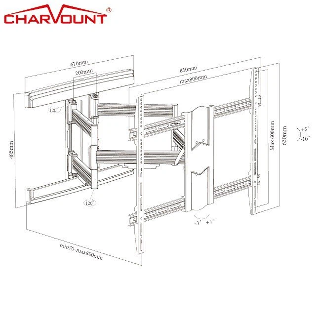 Tv Wall Mount For 85 Inch